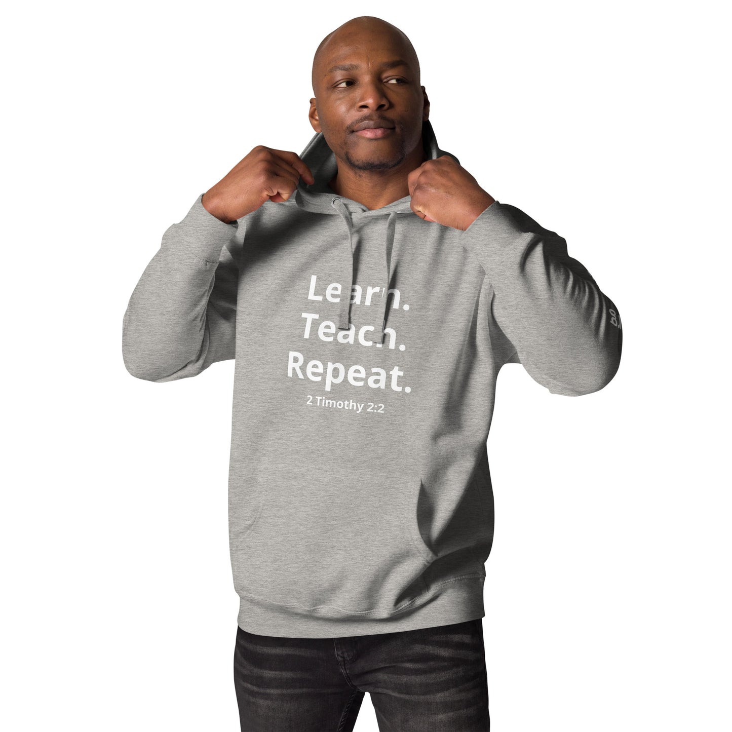 Learn. Teach. Repeat. Colored Hoodie