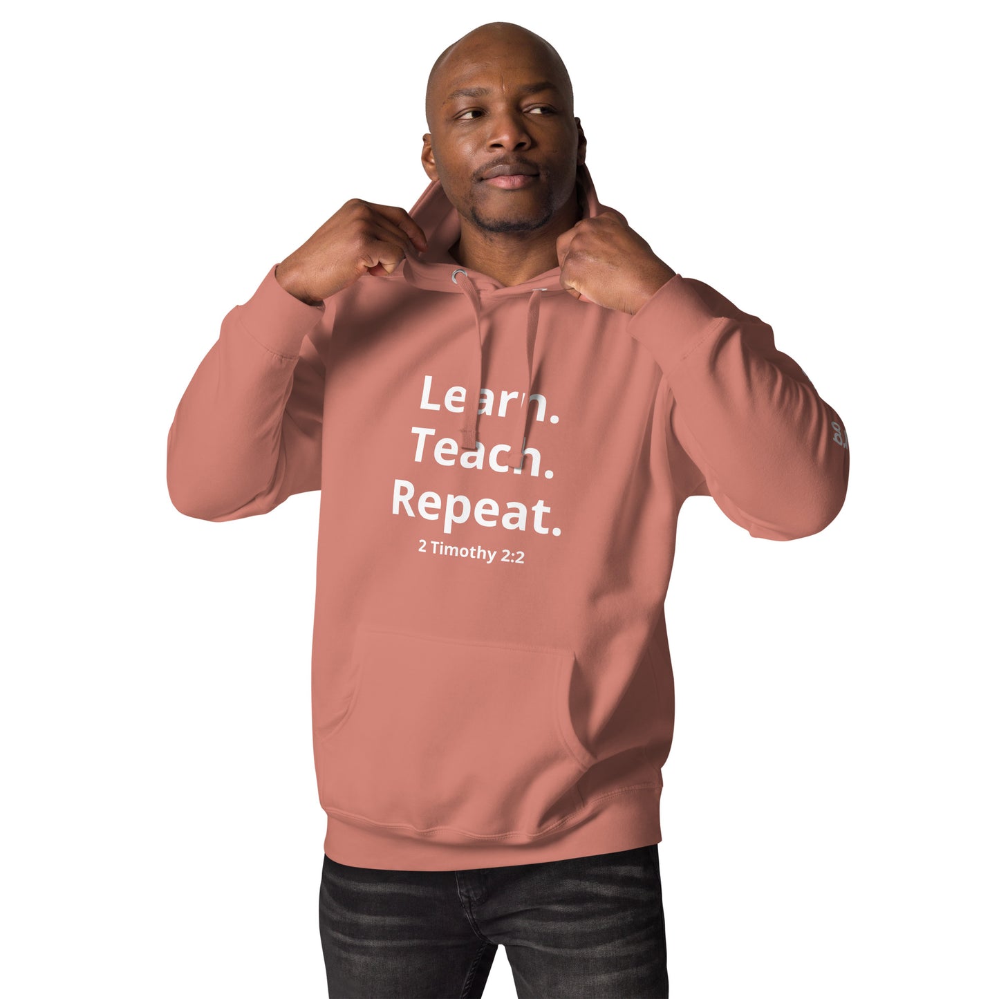 Learn. Teach. Repeat. Colored Hoodie