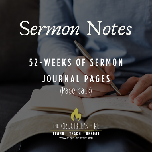 Sermon Notes Journal - Paperback