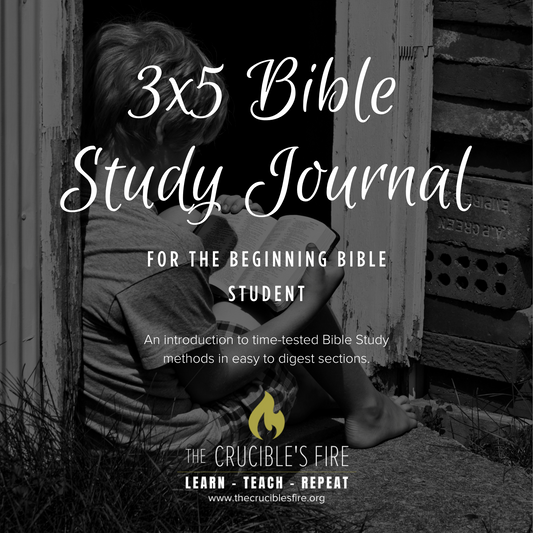 3x5 Bible Study Journal for Beginners