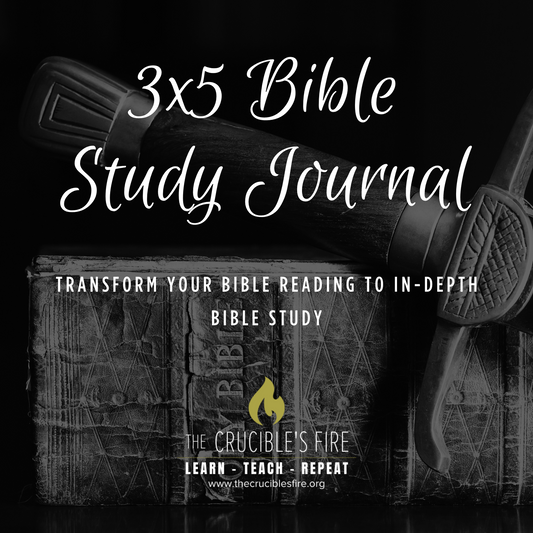 3x5 Bible Study Journal